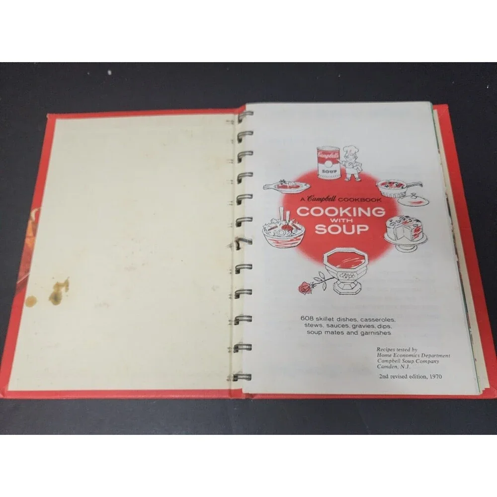 3 Copies of Cooking With Soup A Campbell's Cookbook 608 Recipes first print inc